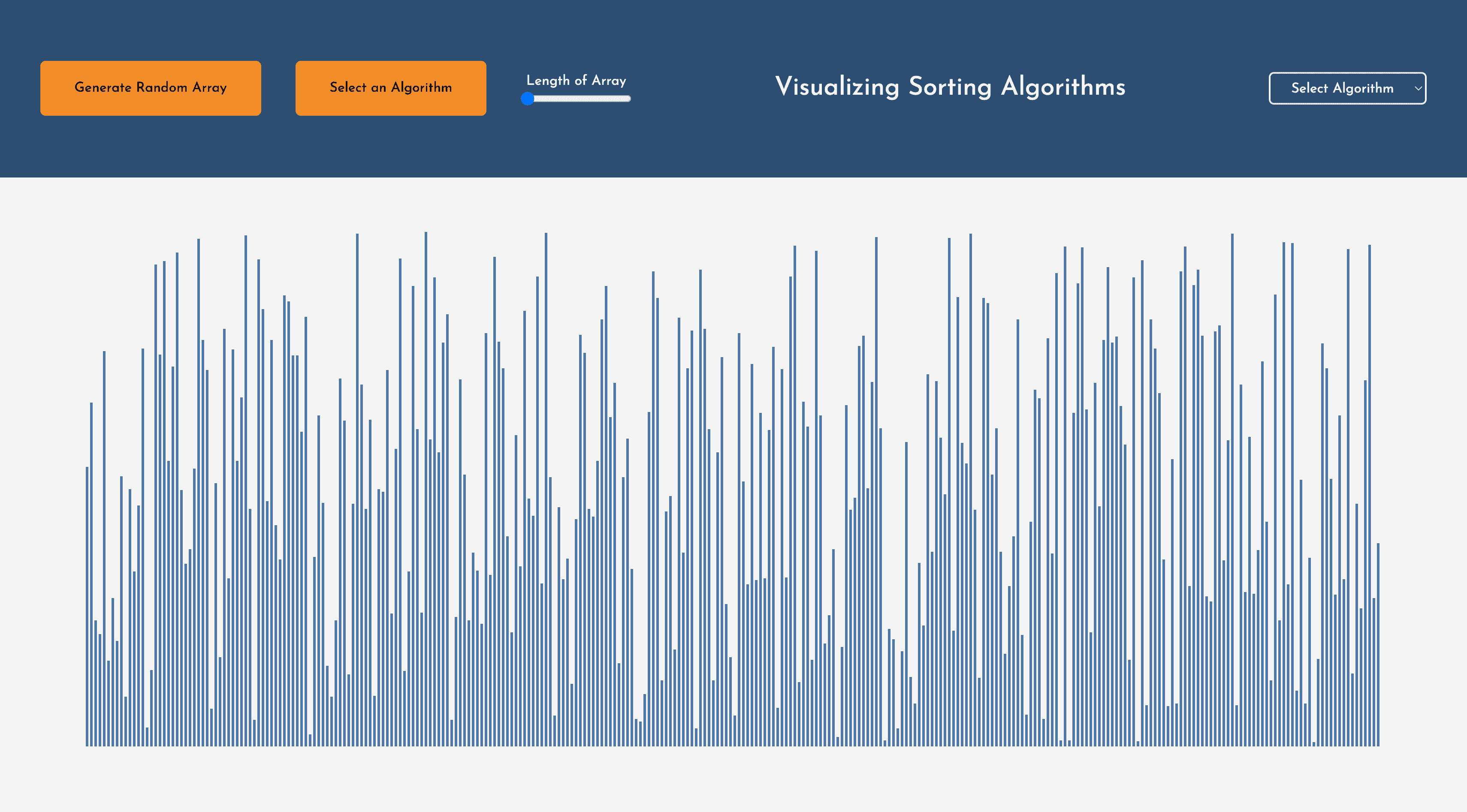 Sorting Algorithm Visualizer